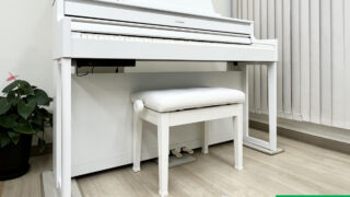 ローランド HP704-WH ホワイト 2019年製 Roland HPシリーズ 木製鍵盤 | 電子ピアノ 中古 88鍵盤 美品 | 松戸店 中古電子ピアノ専門店 配送設置無料