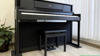 ローランド LX705-GPKR KURO(黒 木調仕上げ) 2020年製 Roland LXシリーズ 木製鍵盤 | 電子ピアノ 中古 88鍵盤 松戸店 中古電子ピアノ専門店 配送設置無料