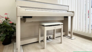 ヤマハ CLP-675WA ホワイトアッシュ調 2017年製 YAMAHA Clavinova クラビノーバ 木製鍵盤 | 電子ピアノ 中古 88鍵盤 松戸店 中古電子ピアノ専門店 配送設置無料