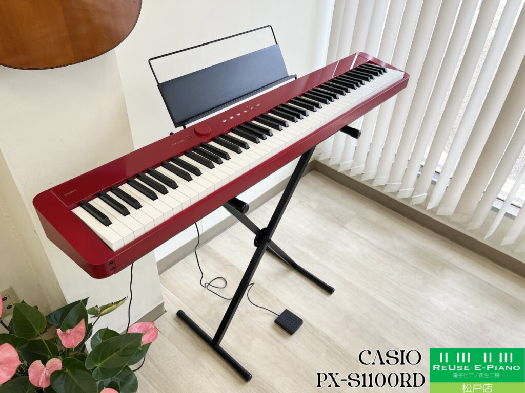 カシオ (CASIO) Privia PX-S1100RD (レッド) カシオ PX-S1100RD レッド 2021年製 CASIO Privia プリヴィア