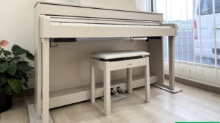 ヤマハ CLP-645WA ホワイトアッシュ調仕上げ 2020年製 YAMAHA Clavinova クラビノーバ 木製鍵盤 | 電子ピアノ 中古 88鍵盤 松戸店 中古電子ピアノ専門店 配送設置無料